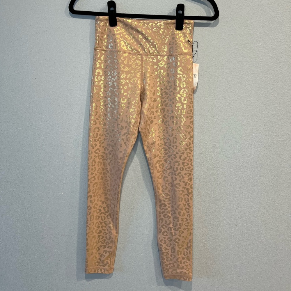 Gold Leopard Legging